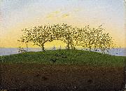 Caspar David Friedrich Hill and Ploughed Field near Dresden oil on canvas